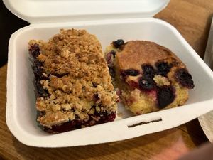 Take away cakes  at The 8th Day in Manchester