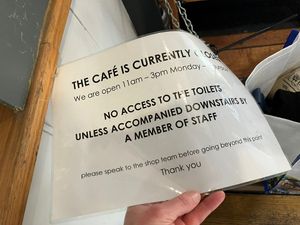 Cafe hours 11-3  at The 8th Day in Manchester