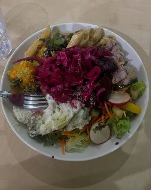 Regular mixed salad bowl at The 8th Day in Manchester