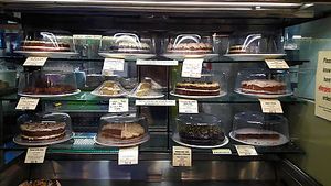 Cakes at The 8th Day in Manchester