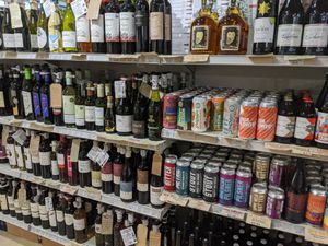 shop: alcoholic beverages at The 8th Day in Manchester