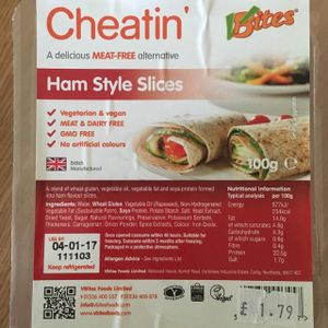 VBites Ham Style Slices  at Grain - Wholefood in Hull
