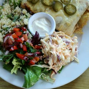 Veggie burrito at The Zoo in Hull