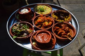 Taster tray shared by 3 people for lunch. ALL DELICIOUS. at El Piano in York