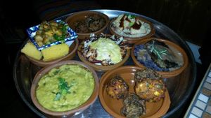 Taster tray (highly recommend) at El Piano in York