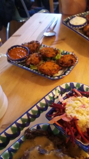 Veggie Fritters -  at El Piano in York
