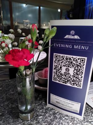 COVID safe - you could view the menu on your phone at Zeffirellis in Ambleside