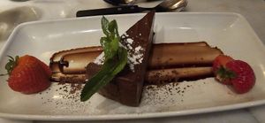 Chocolate cheesecake at Zeffirellis in Ambleside