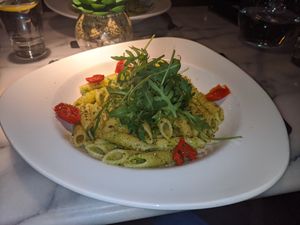 Vegan pesto stefano at Zeffirellis in Ambleside