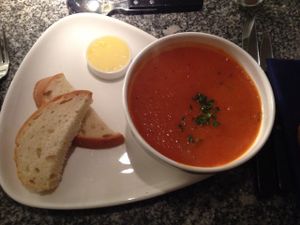 tomato soup at Zeffirellis in Ambleside