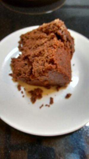 vegan chocolate fudge cake at The Whale Tail Cafe in Lancaster