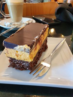 Canadian Nanaimo Bar (vegan) at The Whale Tail Cafe in Lancaster