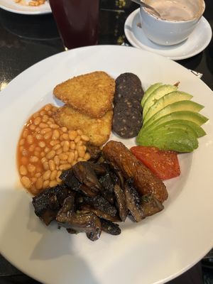 The full vegan breakfast   at The Whale Tail Cafe in Lancaster