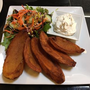 Potato skins at The Whale Tail Cafe in Lancaster