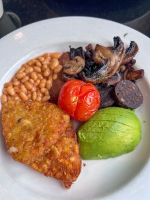 Vegan breakie  at The Whale Tail Cafe in Lancaster