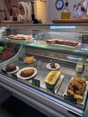 Cake options  at The Whale Tail Cafe in Lancaster