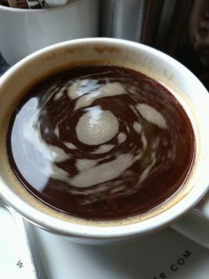 coffee at The Whale Tail Cafe in Lancaster