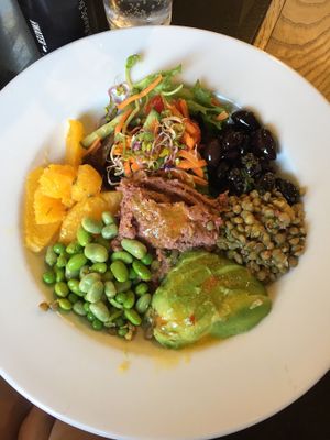 Special salad  at The Whale Tail Cafe in Lancaster