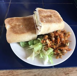 panini  at The Egg Cafe in Liverpool