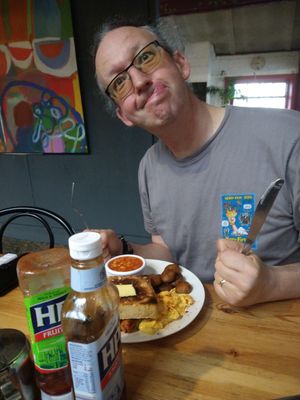  at The Egg Cafe in Liverpool