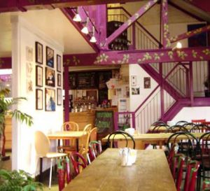 interior view at The Egg Cafe in Liverpool