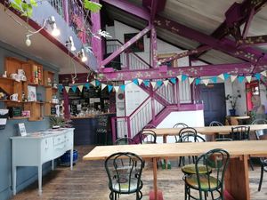 Interior at The Egg Cafe in Liverpool