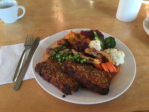 Delicious roast  at The Egg Cafe in Liverpool