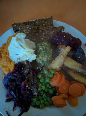 Sunday roast at The Egg Cafe in Liverpool