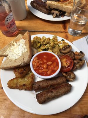 Vegan breakfast  at The Egg Cafe in Liverpool