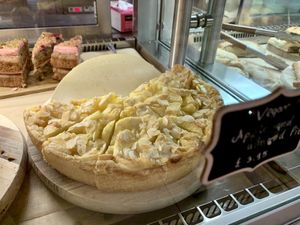 Vegan apple and almond pie  at Tide Tables in Richmond Upon Thames