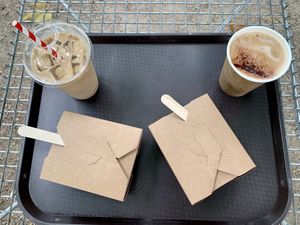 Served in takeaway containers  at Tide Tables in Richmond Upon Thames