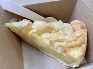 Vegan apple and almond pie  at Tide Tables in Richmond Upon Thames