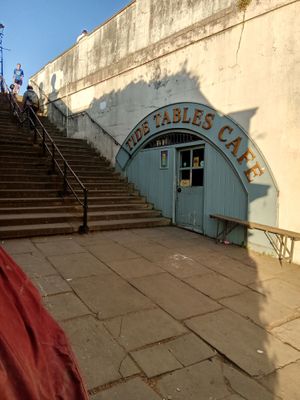 One of the two entrances at Tide Tables in Richmond Upon Thames