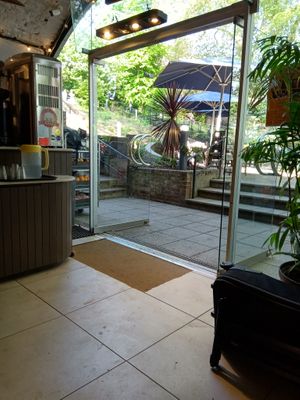 Inside the cafe at Tide Tables in Richmond Upon Thames