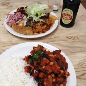 lunch  at Blue Moon Cafe in Sheffield