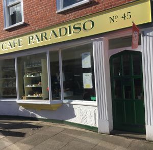 the new store on North Street at Cafe Paradiso in Chichester