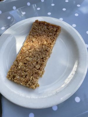 Flapjack-vegan  at Cafe Paradiso in Chichester