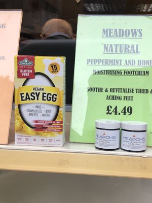 Vegan egg at The Health House in Chatham