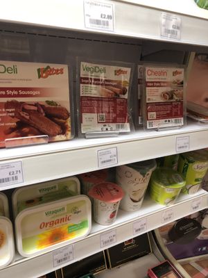 More fridge vegan items x at The Health House in Chatham