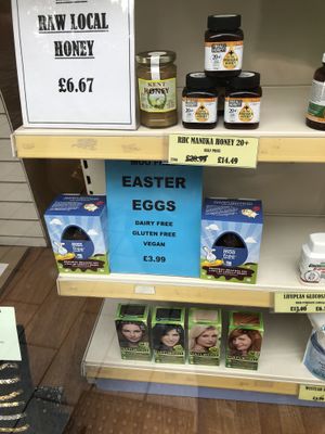 Vegan Easter eggs at The Health House in Chatham