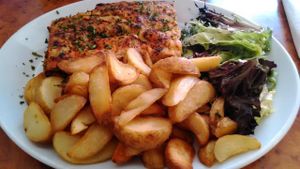 Vegan lasange.  at Herbies in Exeter