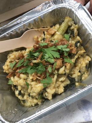 Delicious risotto  at Herbies in Exeter