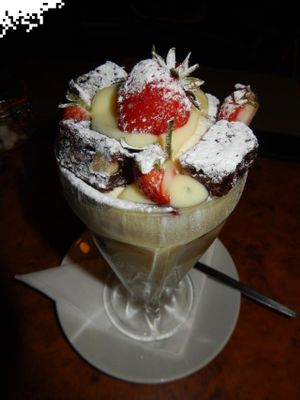 Heaven in Devon, vegan version at Herbies in Exeter