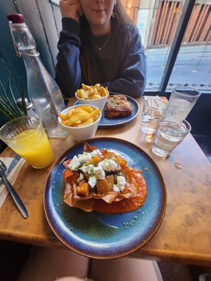 Vegetable pie at Herbies in Exeter