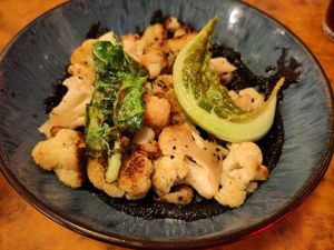 Truffle roasted cauliflower at Herbies in Exeter