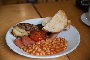 English breakfast can be really good but not at Archie Brown's. We went 2 consecutive days, out of lack of options, not anything else.  at Archie Browns Health Food in Penzance