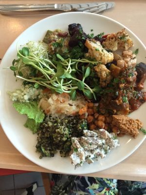 Buffet at Silvoplee in Helsinki