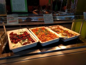 Buffet at Silvoplee in Helsinki