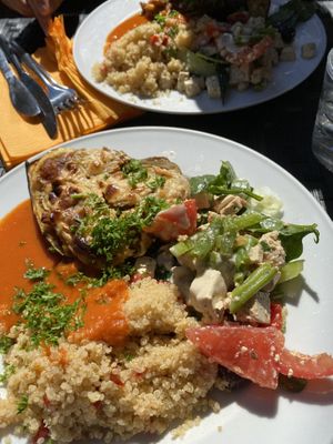   at Zucchini Vegetarian Cafe in Helsinki