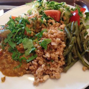 today's main at Zucchini Vegetarian Cafe in Helsinki